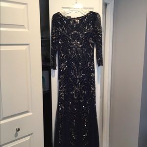 Pisarro Nights Tea Length Gown